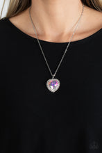 Load image into Gallery viewer, Sweethearts Stroll - Multi Iridescent - Paparazzi Necklace
