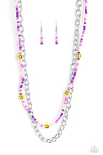 Load image into Gallery viewer, Happy Looks Good on You - Purple - Paparazzi Necklace
