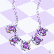 Load image into Gallery viewer, Pearly Pond - Purple Iridescent - Paparazzi Necklace

