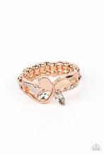 Load image into Gallery viewer, Fetching Flutter - Rose Gold - Paparazzi Ring
