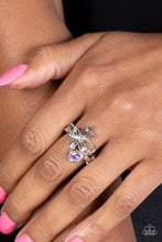 Load image into Gallery viewer, Flawless Flutter - Multi Iridescent - Paparazzi Ring
