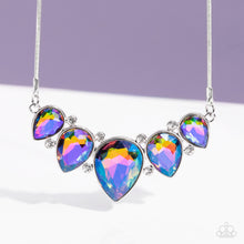 Load image into Gallery viewer, Regally Refined - Multi UV Shimmer - 2022 November Paparazzi Life of the Party Necklace
