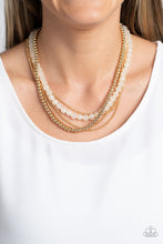 Load image into Gallery viewer, Boardwalk Babe - Gold - Paparazzi Necklace
