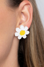 Load image into Gallery viewer, Sensational Seeds - White - Paparazzi Earring
