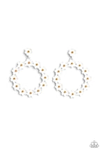Load image into Gallery viewer, Daisy Meadows - White - Paparazzi Earring

