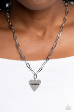 Load image into Gallery viewer, Mama Cant Buy You Love - Silver - Paparazzi Necklace
