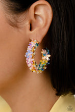 Load image into Gallery viewer, Fairy Fantasia - Multi - 2023 March Paparazzi Life of the Party Hoop Earring
