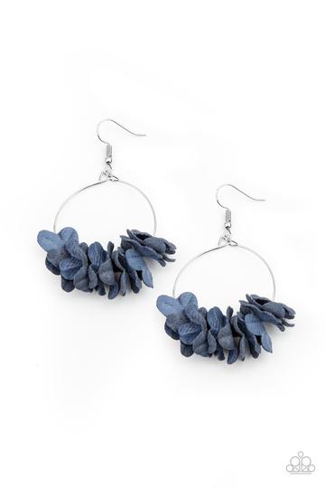 Flirty Florets - Blue - Paparazzi Earring