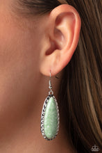 Load image into Gallery viewer, TEARDROP-Dead Dynasty - Green - Paparazzi Earring
