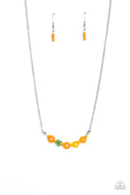 Load image into Gallery viewer, BOUQUET We Go - Orange - Paparazzi Necklace
