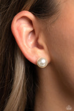 Load image into Gallery viewer, Debutante Details - White - Paparazzi Earring
