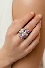 Load image into Gallery viewer, Dynamic Diadem - Pink - 2023 April Paparazzi Life of the Party Ring
