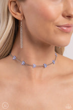 Load image into Gallery viewer, FLYING in Wait - Blue - Paparazzi Necklace
