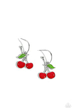 Load image into Gallery viewer, Cherry Caliber - Red - Paparazzi Earring
