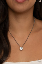 Load image into Gallery viewer, What A Gem - Gunmetal - Paparazzi Necklace
