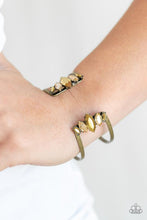 Load image into Gallery viewer, Glam Power - Brass - Paparazzi Bracelet
