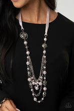 Load image into Gallery viewer, All The Trimmings - Pink - Paparazzi Blockbuster Necklace
