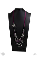Load image into Gallery viewer, All the Trimmings - Purple - Paparazzi Blockbuster Necklace
