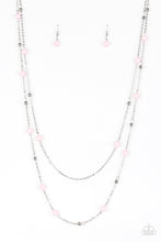 Load image into Gallery viewer, Beach Party Pageant - Pink - Paparazzi Necklace
