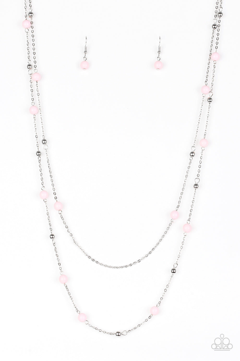 Beach Party Pageant - Pink - Paparazzi Necklace