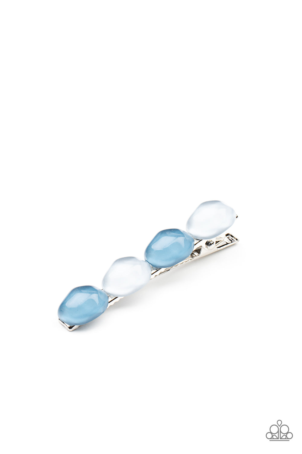 Bubbly Refections - Blue - Paparazzi Hair Clip