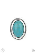 Load image into Gallery viewer, Canyon Sanctuary - Turquoise Blue - June 2021 Paparazzi Fashion Fix Ring
