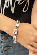 Load image into Gallery viewer, Cosmic Treasure Chest - White - March 2021 Paparazzi Sunset Sightings Fashion Fix Bracelet
