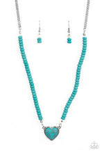 Load image into Gallery viewer, Country Sweetheart - Turquoise Blue - Paparazzi Necklace

