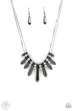 Load image into Gallery viewer, Dangerous Dazzle - Black - May 2021 Paparazzi Fashion Fix Necklace

