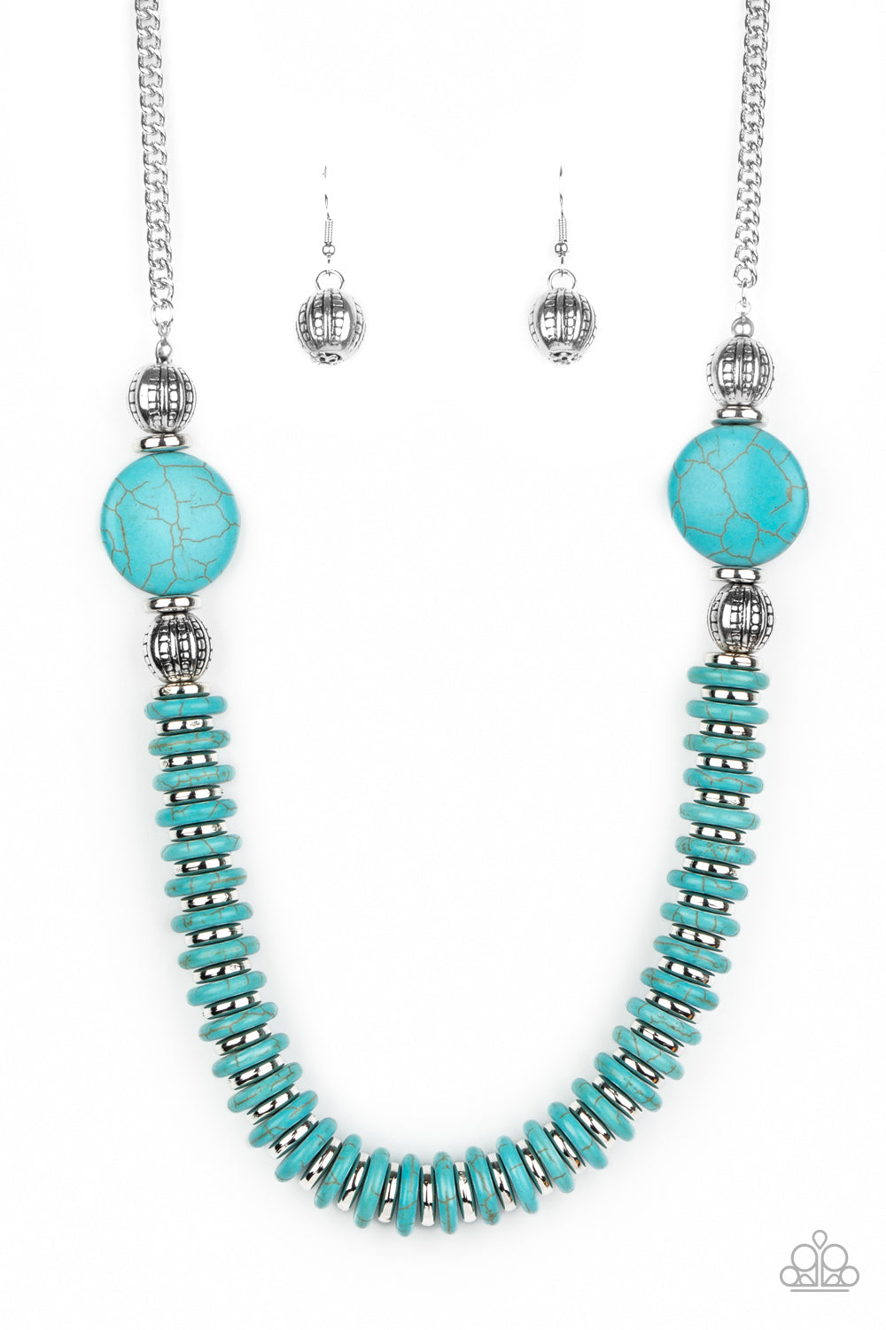 Desert Revival - Turquoise Blue - Paparazzi Necklace