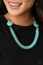 Load image into Gallery viewer, Desert Revival - Turquoise Blue - Paparazzi Necklace
