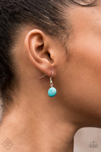 Load image into Gallery viewer, EPICENTER of Attention - Turquoise Blue  - April 2021 Paparazzi Fashion Fix Earring
