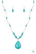 Load image into Gallery viewer, Explore the Elements - Turquoise Blue - Paparazzi Necklace
