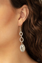 Load image into Gallery viewer, Extra Ice Queen - White - Paparazzi Earring
