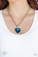 Load image into Gallery viewer, Flirtatiously Flashy - Blue - Paparazzi Necklace
