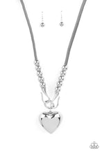 Load image into Gallery viewer, Forbidden Love - Silver - Paparazzi Necklace
