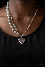 Load image into Gallery viewer, Forever In My Heart - Silver - Paparazzi Necklace
