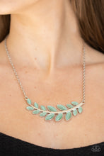 Load image into Gallery viewer, Frosted Foliage - Green - Paparazzi Necklace
