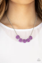 Load image into Gallery viewer, Garden Party Posh - Purple - Necklace
