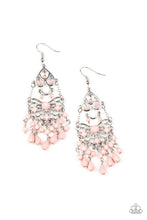 Load image into Gallery viewer, Glass Slipper Glamour - Pink - Paparazzi Earring

