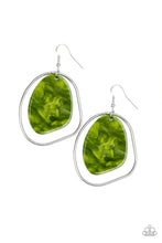 Load image into Gallery viewer, HAUTE Toddy - Green - Paparazzi Earring
