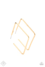 Load image into Gallery viewer, Material Girl Magic - Gold - April 2021 Paparazzi Fashion Fix Earring
