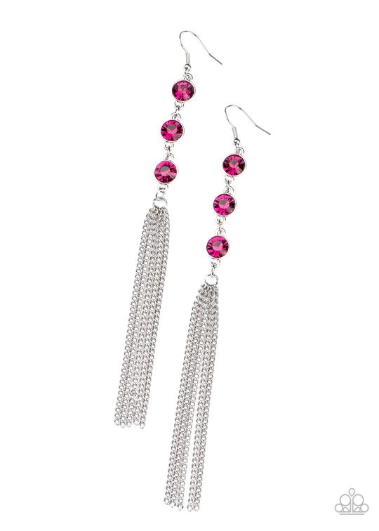 Moved to TIERS - Pink - Paparazzi Earring