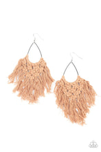 Load image into Gallery viewer, Oh Macrame, Oh My - Brown - Paparazzi Earring
