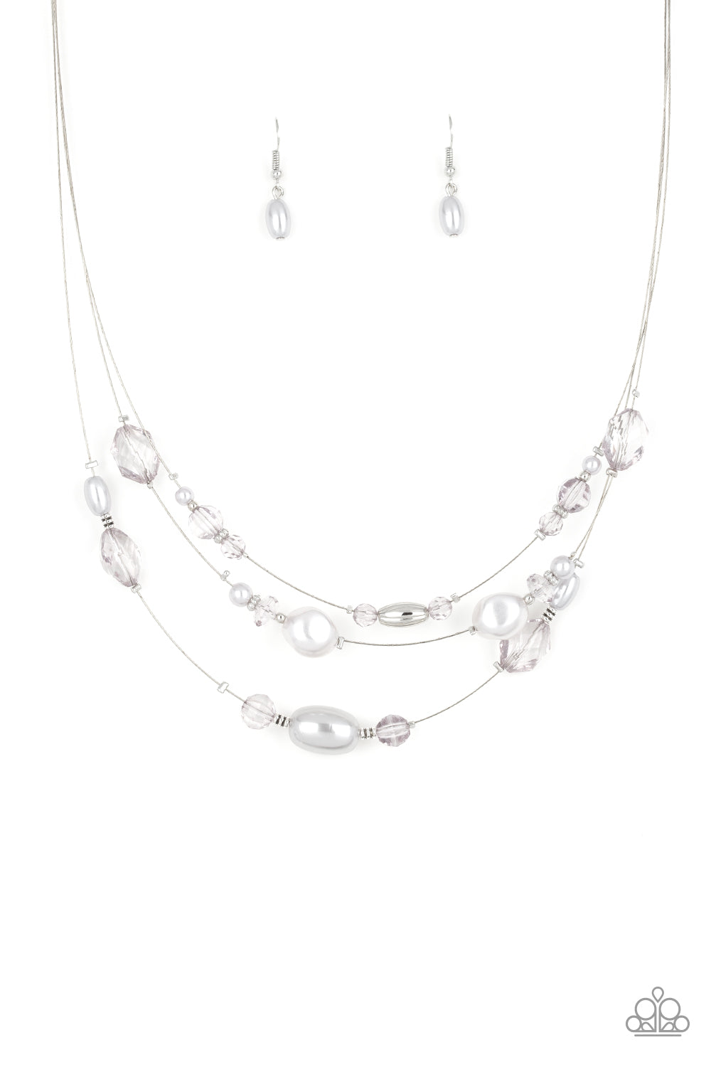Pacific Pageantry - Silver - Paparazzi Necklace