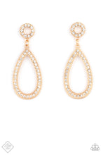 Load image into Gallery viewer, Regal Revival - Gold - April 2021 Paparazzi Fashion Fix Earring
