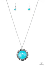 Load image into Gallery viewer, Run Out of RODEO - Turquoise Blue - Paparazzi Necklace
