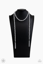 Load image into Gallery viewer, SCARFed for Attention - Silver - Paparazzi Blockbuster Necklace
