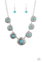 Load image into Gallery viewer, Sahara Solar Power - Turquoise Blue - Paparazzi Necklace
