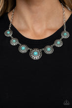 Load image into Gallery viewer, Sahara Solar Power - Turquoise Blue - Paparazzi Necklace
